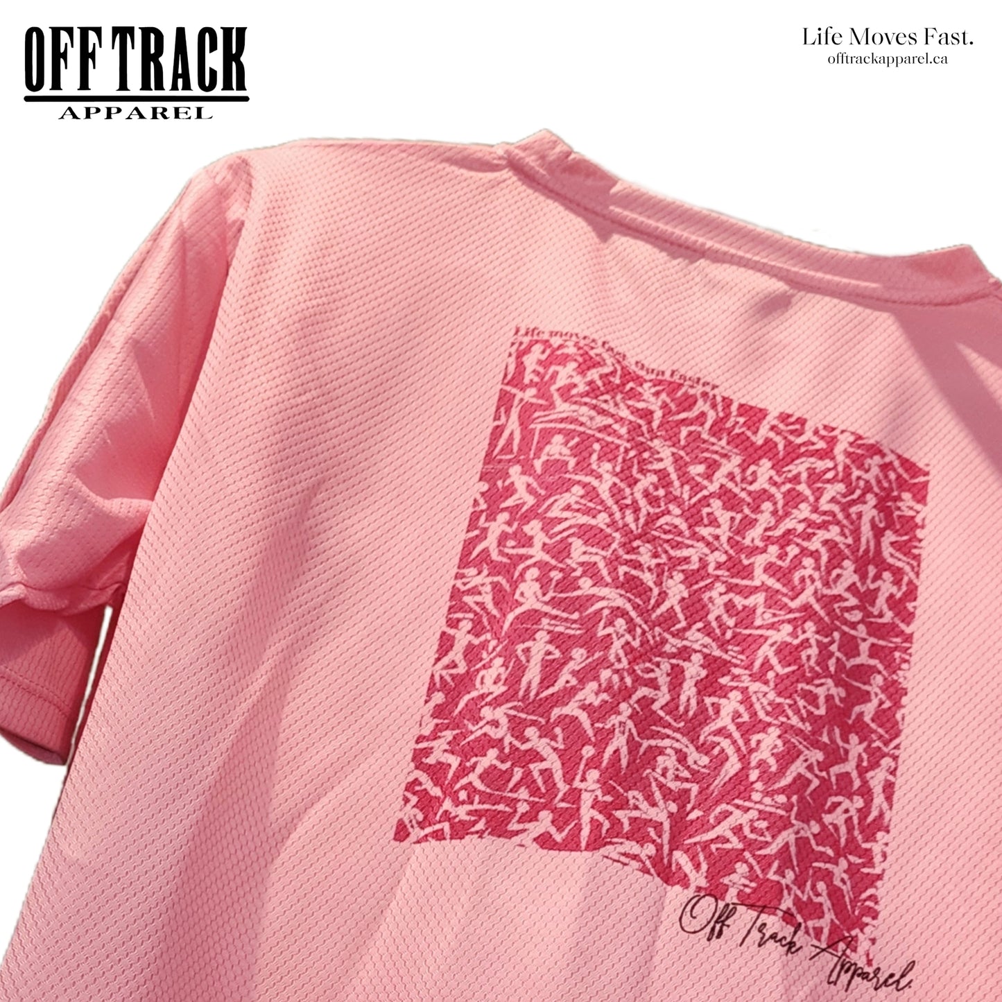 LIFEMOVESFAST Pink Tee