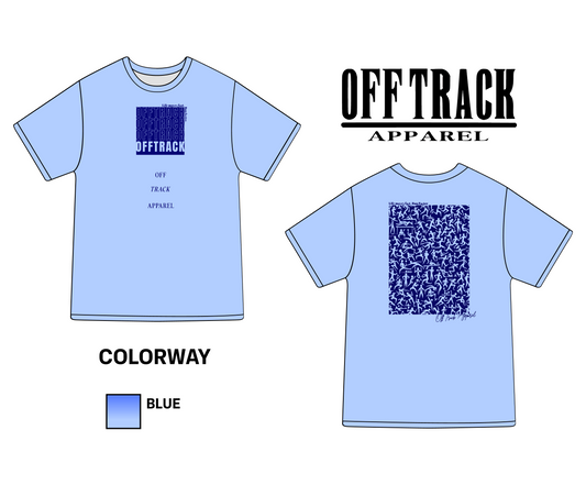 LIFEMOVESFAST Blue Tee